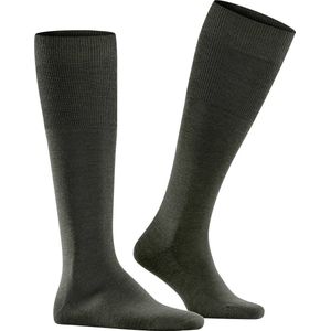 FALKE Airport heren kniekousen - groen (green mel.)