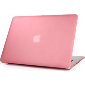 Mobigear Laptophoes geschikt voor Apple MacBook Air 13 Inch (2010-2019) Hoes Hardshell Laptopcover MacBook Case | Mobigear Matte - Roze - Model A1369 / A1466