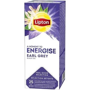 Lipton Feel Good Selection Earl Grey Thee - 6 x 25 zakjes - Voordeelverpakking