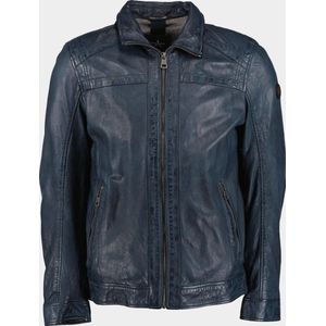 Donders 1860 Lederen jack Blauw Wave Rider Leather Jacket 52365/784