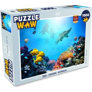 Puzzel Zee - Vissen - Koraal - Legpuzzel - Puzzel 1000 stukjes volwassenen