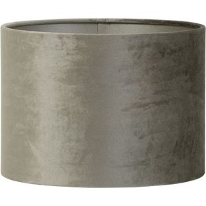 Light & Living Cilinder Lampenkap Zinc - Taupe - Ø30x21cm - voor Tafellampen, Staande lamp, Hanglampen