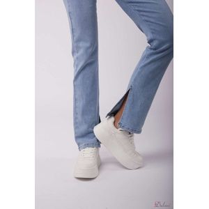 Broek Toxik3 hoge taille met split light jeans H2621-1