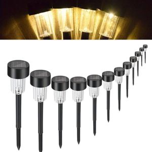 Livano Tuinverlichting - Tuinlampen - Buitenverlichting - Tuin Verlichting - Led Lamp - Licht - Op Zonneenergie - Solar - Wit Licht - 12 stuks