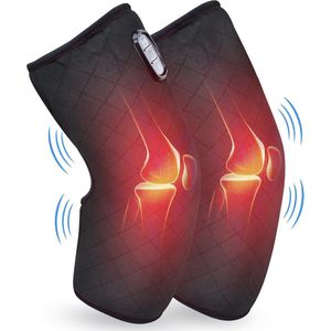 Verwarmde kniemassager met Vibratie en Warmte – Ondersteuning voor Pijnverlichting en Bloedcirculatie