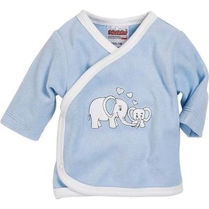 Schnizler Shirt Olifant Lange Mouwen Junior Blauw/wit Maat 56