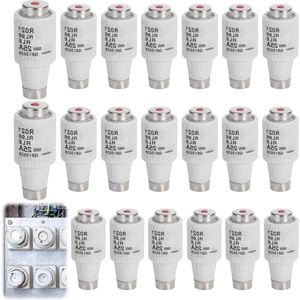20 stuks 25A DII E27 R021 spiraal-keramische zekeringen-zekeringen-smeltinzetstukken-gG-Diazed-zekeringen-500 VAC-uitstekend materiaal-Diazed-zekeringinzetstuk voor kabelbeveiliging .
