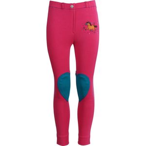 Horka Rijbroek Mini Knie Grip Kids Donkerroze - Donkerroze - 116