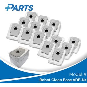 iRobot Clean Base ADE-N1 Stofzakken (15 Stuks, Plus.Parts® alternatief voor 4626194 / 4640235)