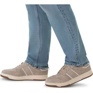 No Stress - Heren - Beige nubuck sneakers - Maat 44