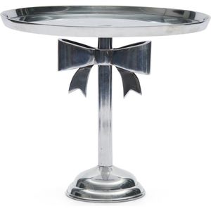 Riviera Maison Taartplateau Etagere - Classic Bow Cake Stand L - Zilver