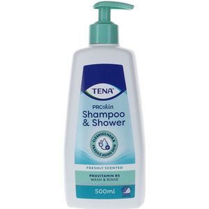 TENA Proskin Shampoo & Shower- 20 x 500 ml voordeelverpakking