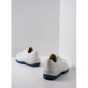 Wolky Veterschoenen Fly Summer wit/blauw leer