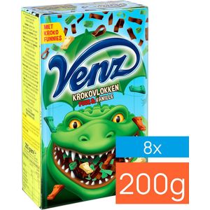 2 pakken Venz Rimboe Krokovlokken Puur/Vanille 200g