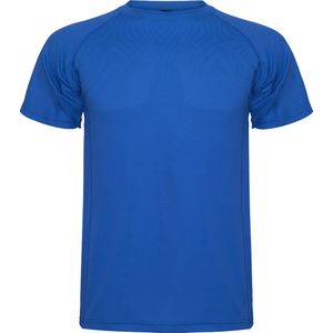 Kobalt Blauw unisex sportshirt korte mouwen MonteCarlo merk Roly maat XXL