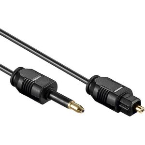 Powteq - 50 cm premium optische geluidslabel - mini Toslink naar Toslink kabel
