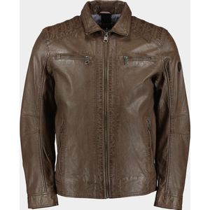 Donders 1860 Lederen jack Groen Leather Jacket 52347/691