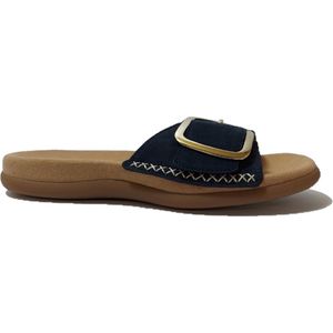 Gabor Slipper 83.706.16 Donkerblauw Nubuck