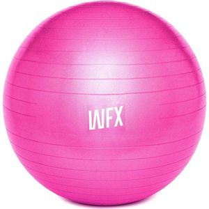 Oefenbal inclusief ballenpomp, fitness-zitbal in 55 cm tot 85 cm, anti-burst, trainingsbal, yoga, pilates, gym & kantoor, fitnessbal en balans voor coretraining (zwangerschap)