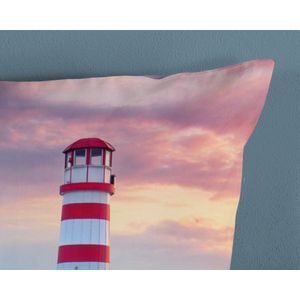 Pure Dekbedovertrek ""vuurtoren"" - Multi - (200x200/220 cm) - Microfiber