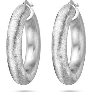 Oorringen 6,0 mm ronde buis gescratcht