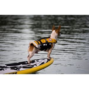 EzyDog Micro Hondenzwemvest Kleine Honden - Reflecterend Reddingsvest - XXS - Geel