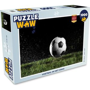 Puzzel Voetbal in het gras - Legpuzzel - Puzzel 1000 stukjes volwassenen