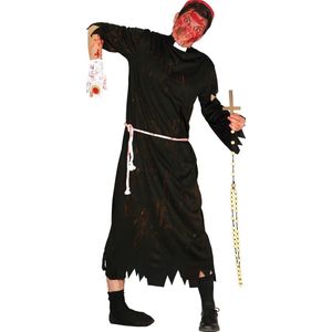 Fiestas Guirca Verkleedpak Priester Polyester Zwart Maat 52-54