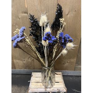 Droogbloemenboeket-boeket 50 cm-droogbloemen-verschillende kleuren-verschillende combinaties-kado te geven-gezellig op tafel of kast-