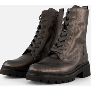 Gabor Veterboots zilver Leer - Maat 41.5