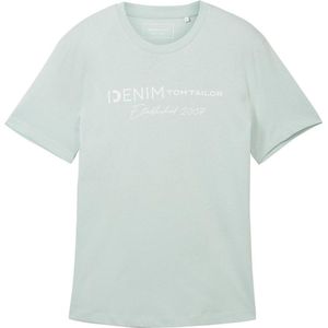 Tom Tailor T-shirt T Shirt Met Print 1042042xx12 17549 Mannen Maat - L