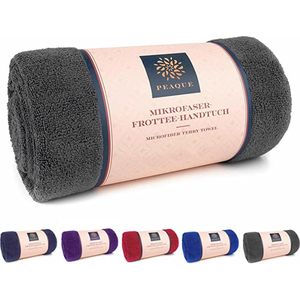 microvezel handdoek met badstofstructuur, 1- en 2-delige set, antibacterieel, zacht, licht, absorberend, sneldrogend