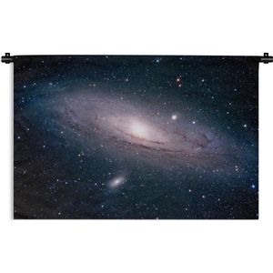Wandkleed Melkweg - De Melkweg in een sterrenhemel Wandkleed katoen 180x120 cm - Wandtapijt met foto XXL / Groot formaat!