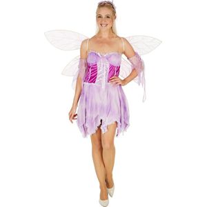 dressforfun - Vrouwenkostuum betoverende fee XL - verkleedkleding kostuum halloween verkleden feestkleding carnavalskleding carnaval feestkledij partykleding - 301138