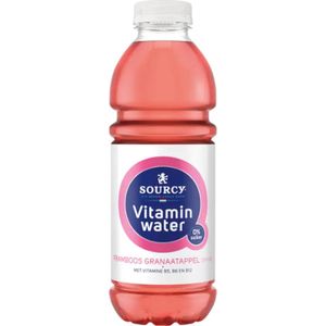 Sourcy | Vitaminwater | Framboos\Granaatappel | 6 x 1 liter