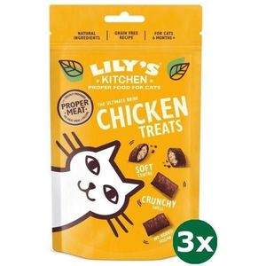 Lily's kitchen chicken treats 3x 60 gr