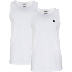 2-Pack Donnay Muscle shirt - Tanktop - Heren - White (001) - maat L