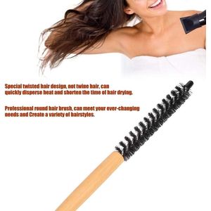 Kleine ronde borstel - volumineuze pony haarborstel - kapper kam - föhnen - voor mannen en vrouwen .