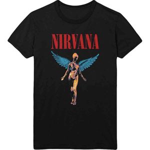 Nirvana - Angelic Heren T-shirt - XL - Zwart