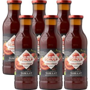 Schulp Tomatensap Puur Krachtsap Biologisch 6 x 0,75 liter