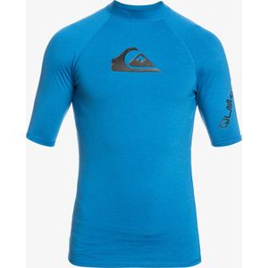 Quiksilver - UV Surf T-shirt voor mannen - All Time Korte mouw - UPF50 - Snorkel Blue - Blauw - maat XS