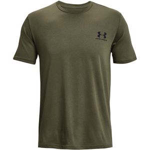 Under Armour UA M SPORTSTYLE LC Short Sleeve Heren Sportshirt - Groen