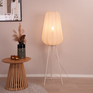 Light & Living Vloerlamp Plumeria - 132cm - Zand