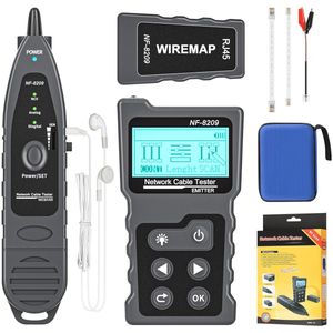Netwerk Kabel Tester voor Cat5/Cat6 met PoE Functie en LCD Display