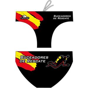 Turbo Rescue Divers Spain Zwemslip Zwart XL Man