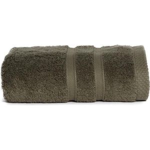 The One Towelling Ultra Deluxe Gastendoek - 40 x 60 cm - Luxe kleine handdoek - 100% Gekamd katoen - 675 gr/m2 - Olijf Groen