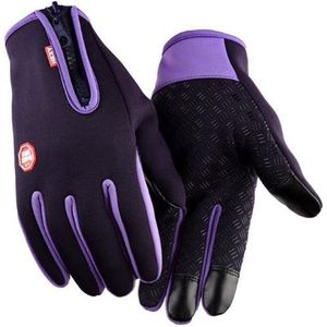 Waterdichte Touchscreen Handschoenen - Paars XL - dit is de betere/dikkere kwaliteit
