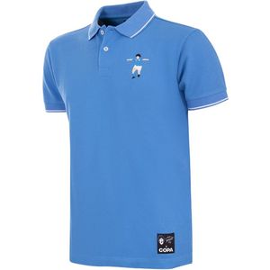 COPA - Maradona X COPA Napoli Embroidery Polo Shirt - S - Blauw