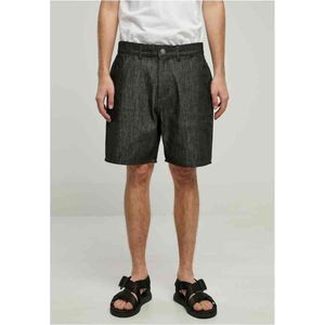 Urban Classics - Denim Bermuda korte broek - Taille, 28 inch - Zwart