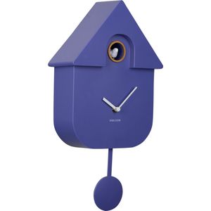 Karlsson - Wandklok Modern Cuckoo - Helderpaars